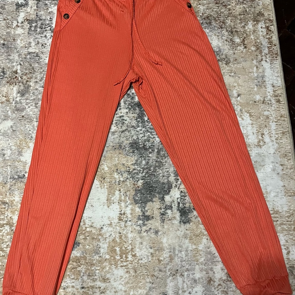 Vibrant Orange Knit Sweater